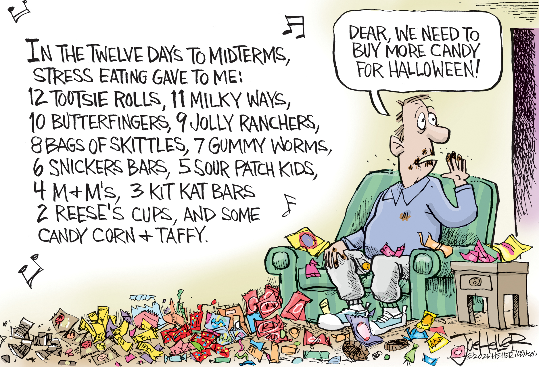 Political cartoon