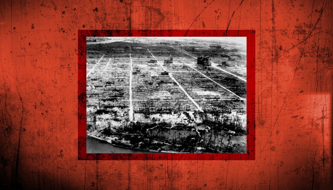 Hiroshima after the atomic bombing.