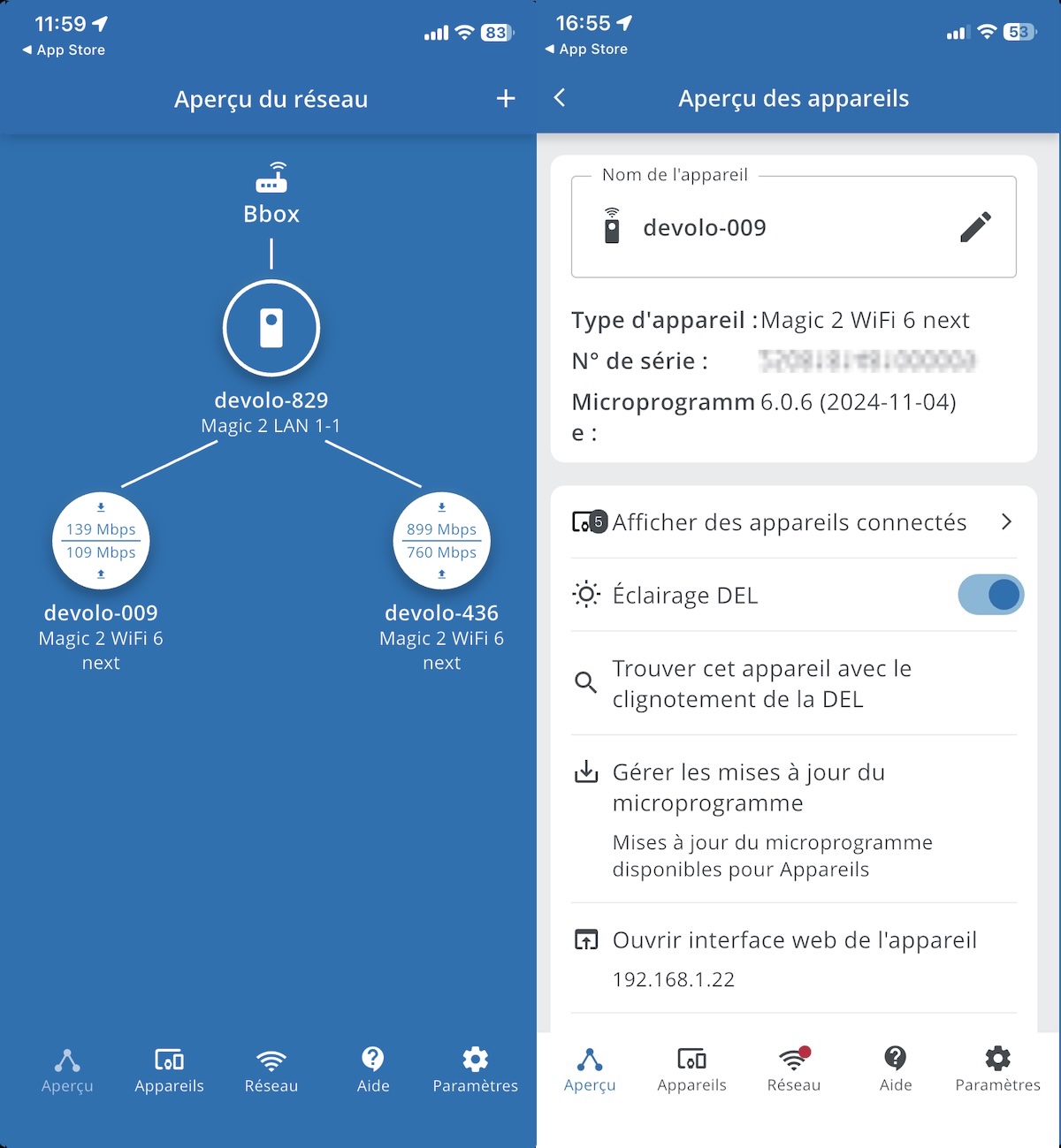 l'application du kit devolo magic 2 wifi 6 next