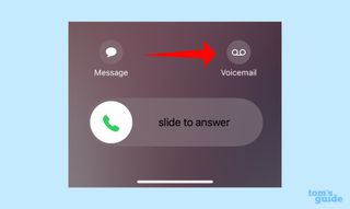 ios 17 voicemail button