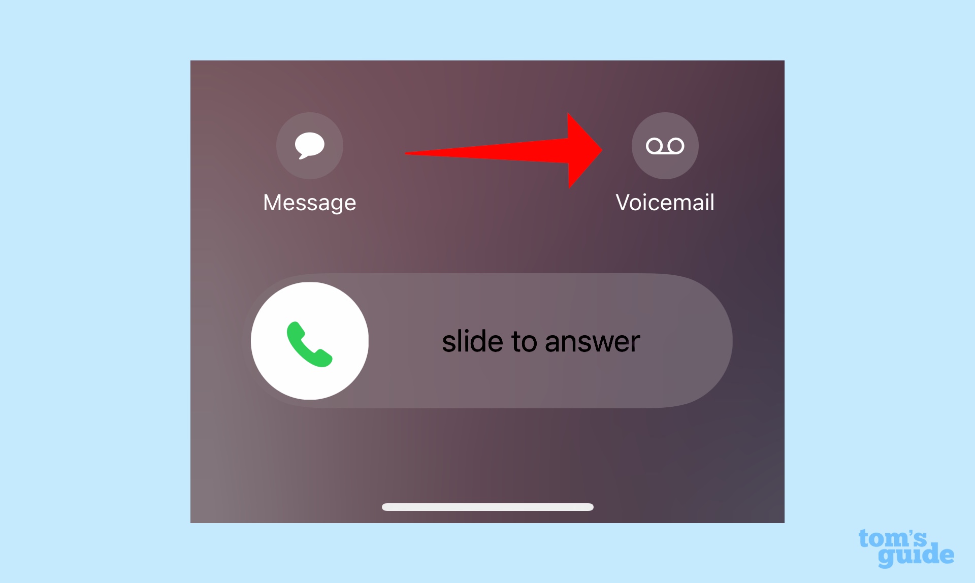 iOS 17 Voicemail button