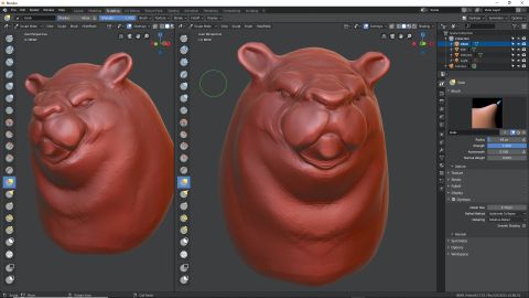 How To Speed Sculpt In Blender 2.80 | Creative Bloq