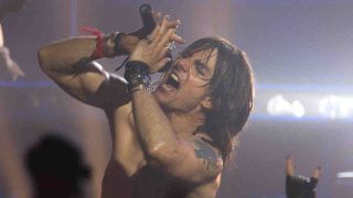 Tom Cruise performing as Stacee Jaxx in Rock Of Ages