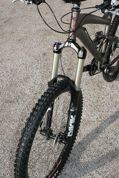 Rock Shox's superb Lyrik 2-Step Air fork graces the front end.