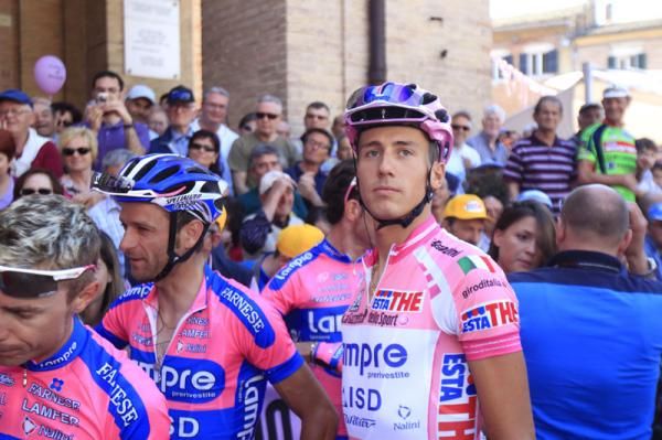 Adriano Malori (Lampre - ISD) at the start of stage 7 of the Giro d'Italia