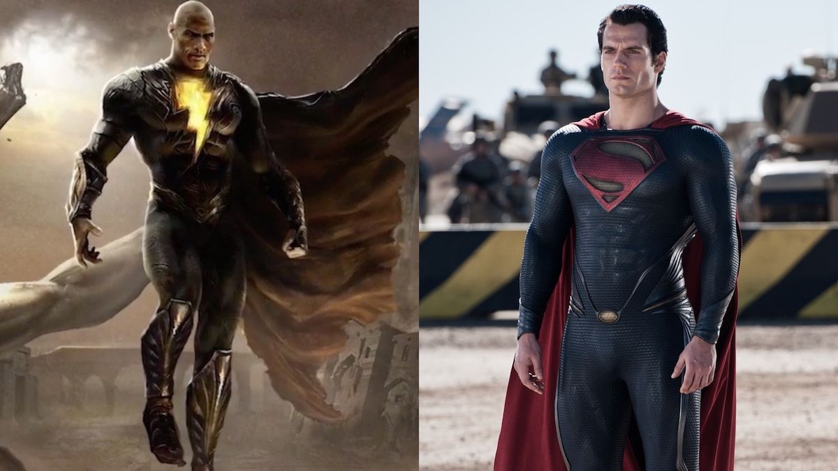 The Rock really wants to rumble with Henry Cavill's Superman in the DCEU