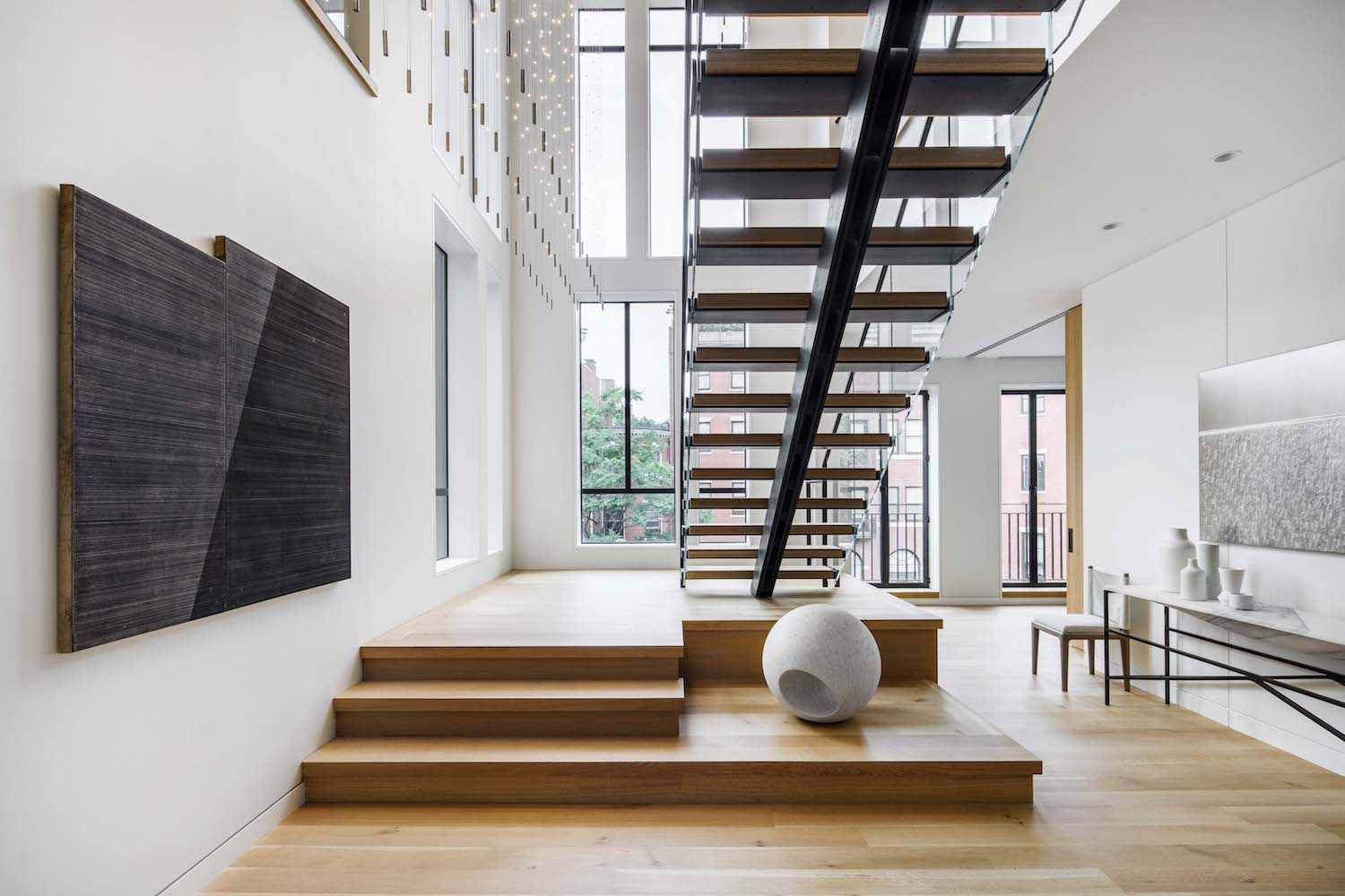 Curated visual reference: Monochromatic White And Gray Penthouse Reference: Explore A Chic Monochrome Penthouse