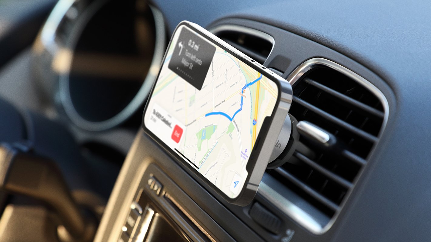 Magnetic Phone Mount for Car Dashboard，eSamcore Magnet Phone Car Mount for iPhone 12/ 13/ 12 Pro/ 12 Pro Max/ Mini/ MagSafe Case Car Phone Holder Mount Include Metal Plate Ring for All Cell Phone 