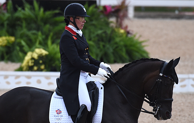 Fiona Bigwood on Orthilia at the Rio Olympics. Picture by Peter Nixon