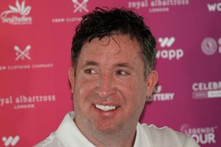 Former Liverpool footballer Robbie Fowler in media interview prior to the MCB Tour Championship - Seychelles at Constance Lemuria on November 29, 2022 in Praslin Island, Seychelles. (Photo by Phil Inglis/Getty Images)