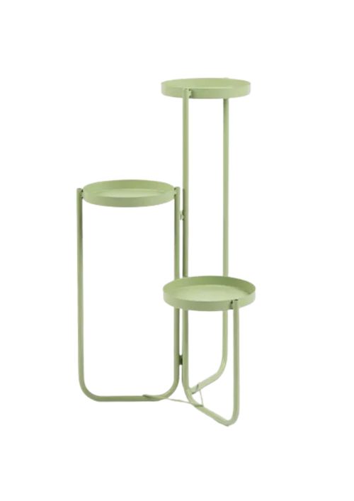 Artificial Trailing Rhipsalis in Black Plant Pot