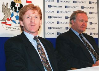 Coventry City manager Gordon Strachan and director of football Ron Atkinson, November 1996