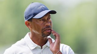 Tiger Woods on a PGA Championship practice day