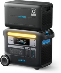 Anker Solix F2000 Portable Power Station with expansion battery