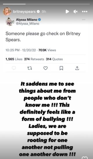 Britney Spears Instagram Stories