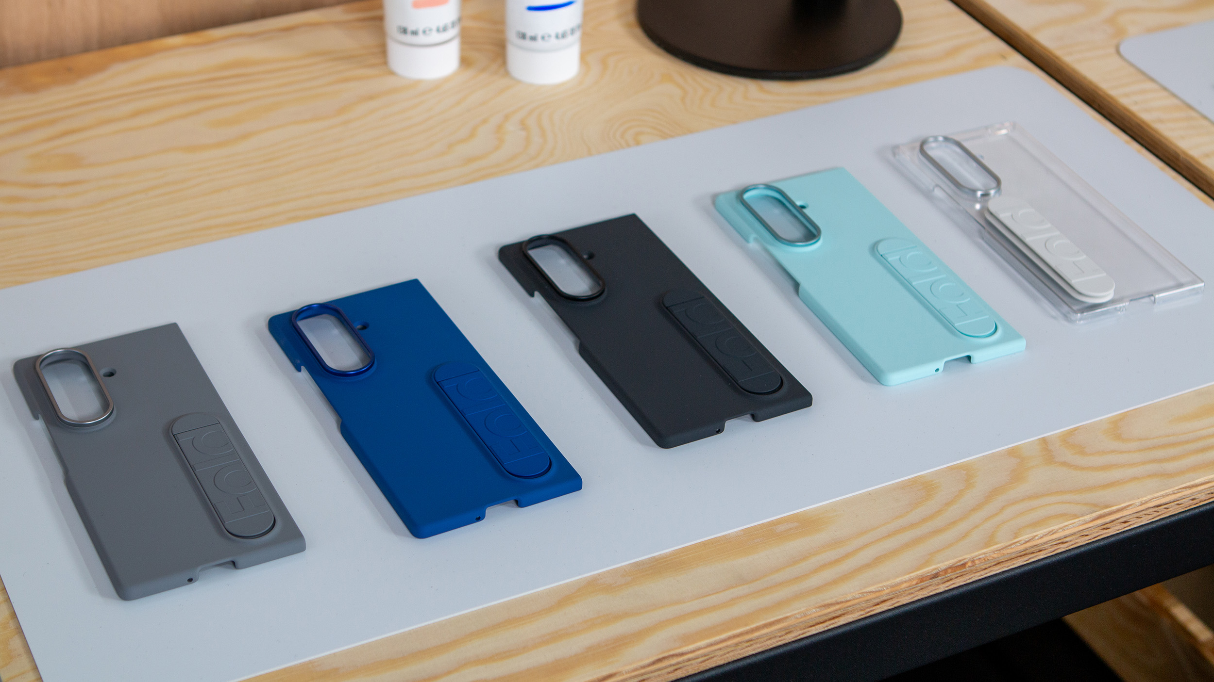 Samsung Galaxy Z Fold 7 grip case options hands-on