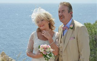 Benidorm wedding disaster! Sherrie Hewson and John Challis on Joyce and Monty's big day