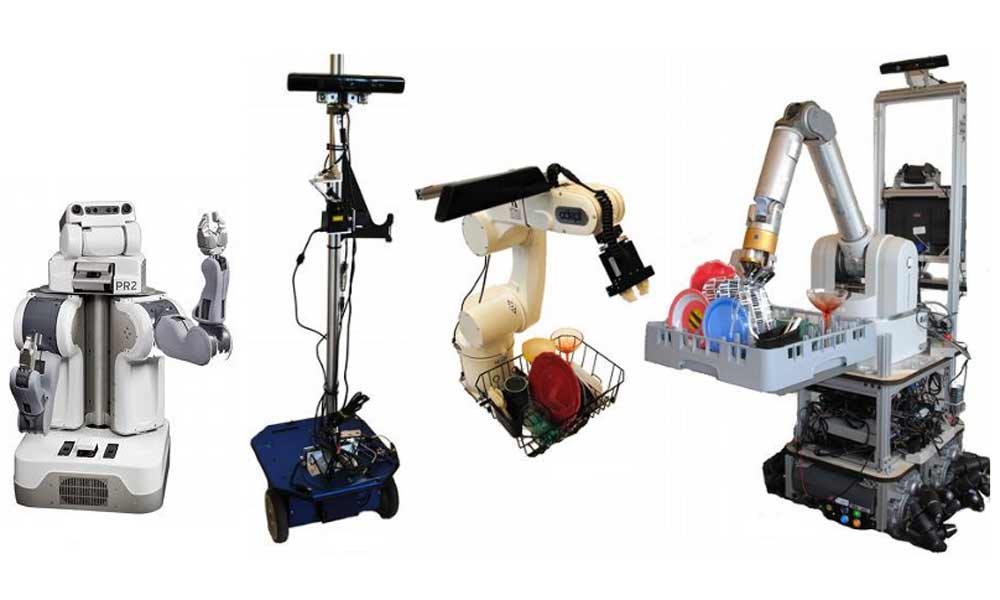 Grishin Robotics seeks to invest in the growing personal robotics market. This image shows prototype personal robots at Cornell University.