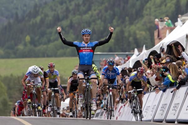 Tyler Farrar (Garmin-Sharp) wins the stage in Telluride