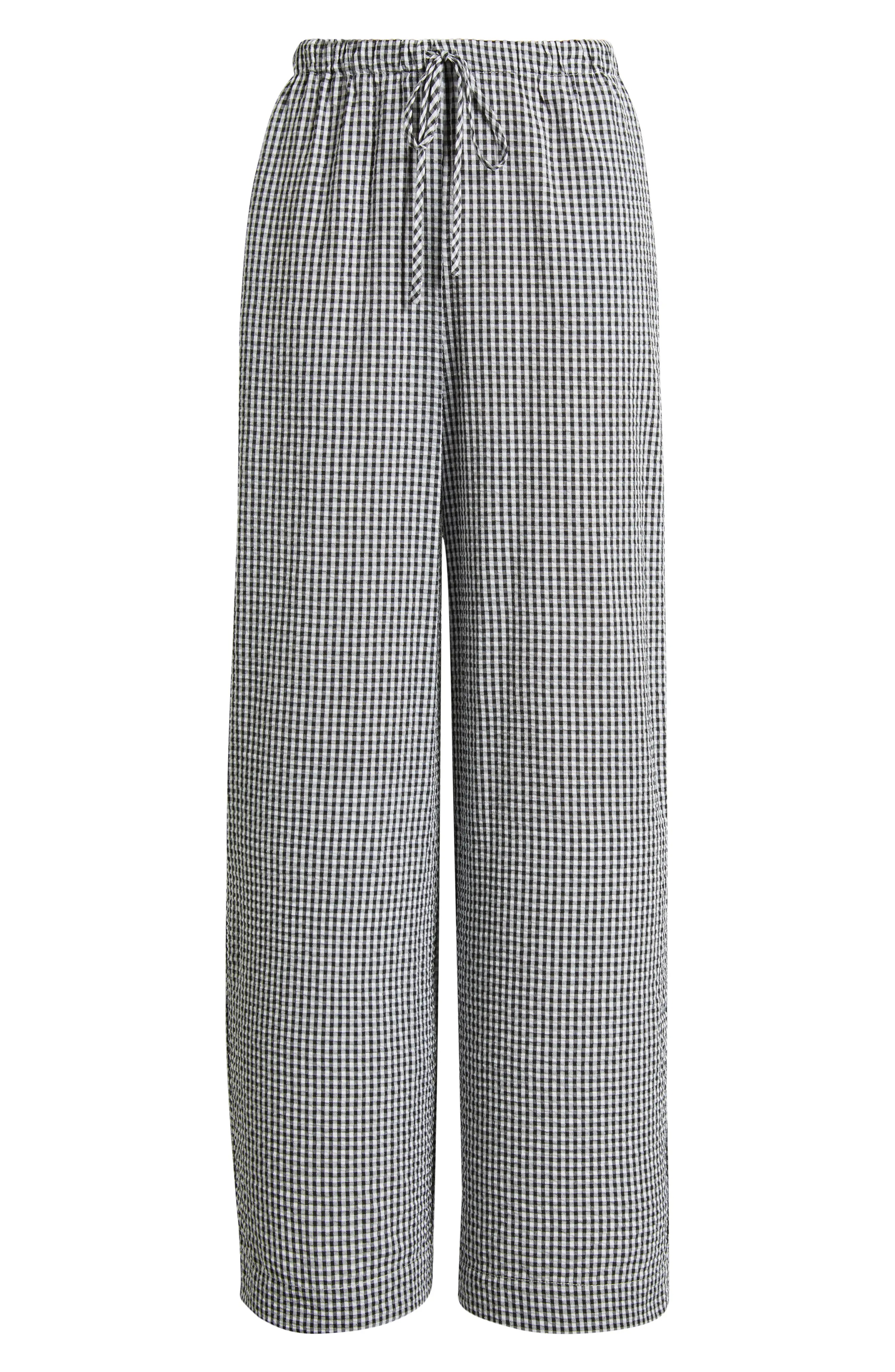 X was styled by Coco! Nina Gingham Sirusukar Strait leg pants
