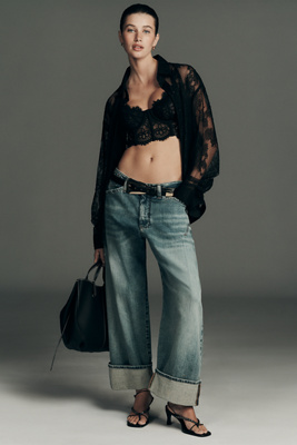 Pilcro Kayden High Rise Carpenter Barrel Leg Jeans