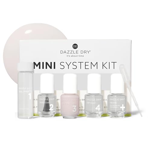 Dazzle Dry Mini Kit &amp;ndash; Prima Ballerina &amp;ndash; 4 Step System (5 Piece Kit)
