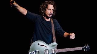 SAO PAULO, BRAZIL - APRIL 06: Chris Cornell of Soundgarden performs on stage during the 2014 Lollapalooza Brazil at Autodromo de Interlagos on April 6, 2014 in Sao Paulo, Brazil. (Photo by Buda Mendes/Getty Images)