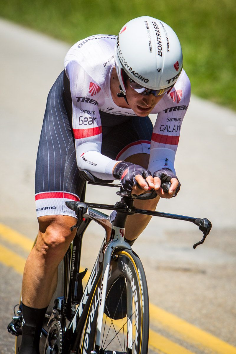 Matthew Busche (Trek) put in a strong seventh place ride today