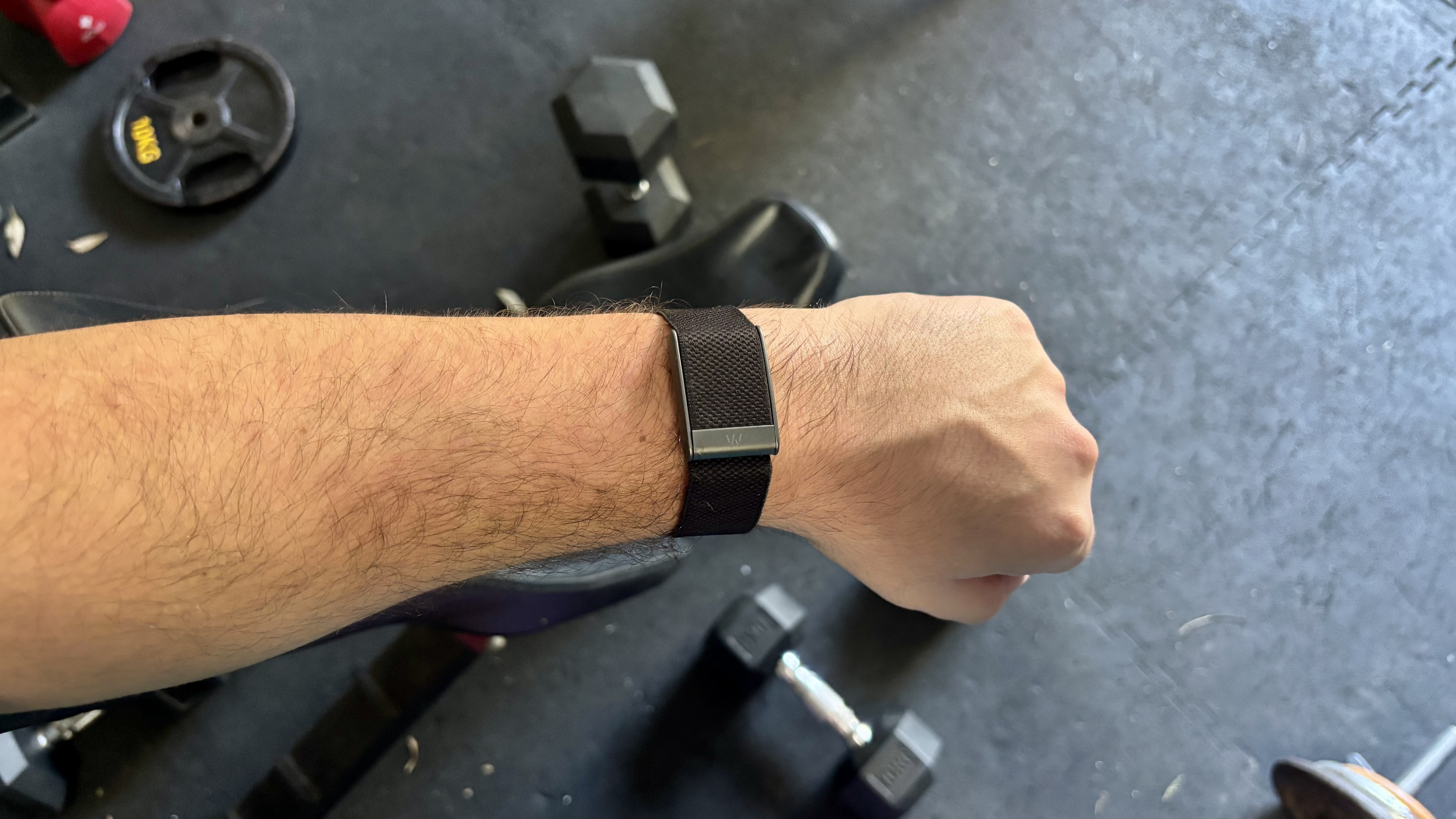 Whoop 5.0 band on wrist