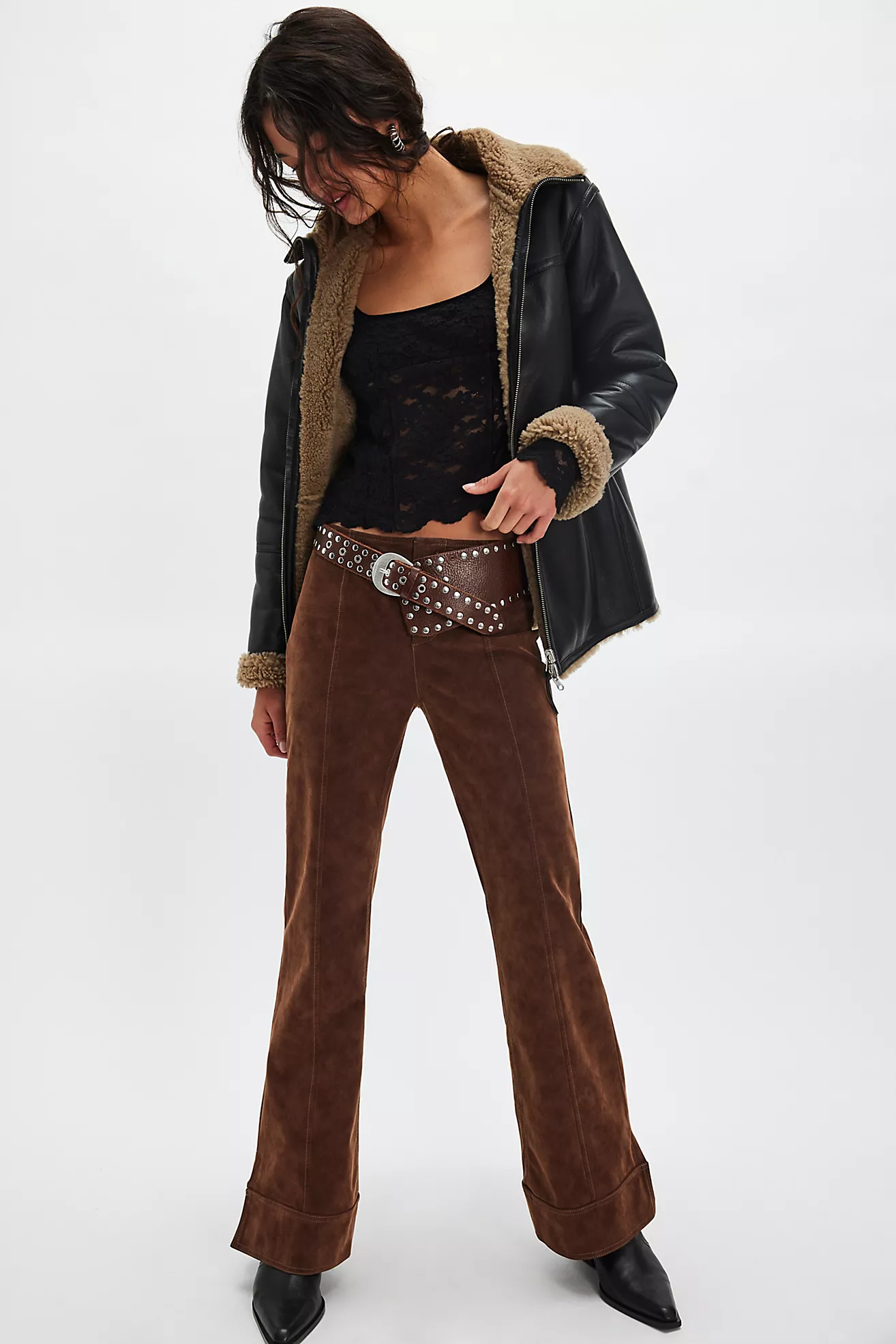 We the Free Glow Up Vegan Suede Pants