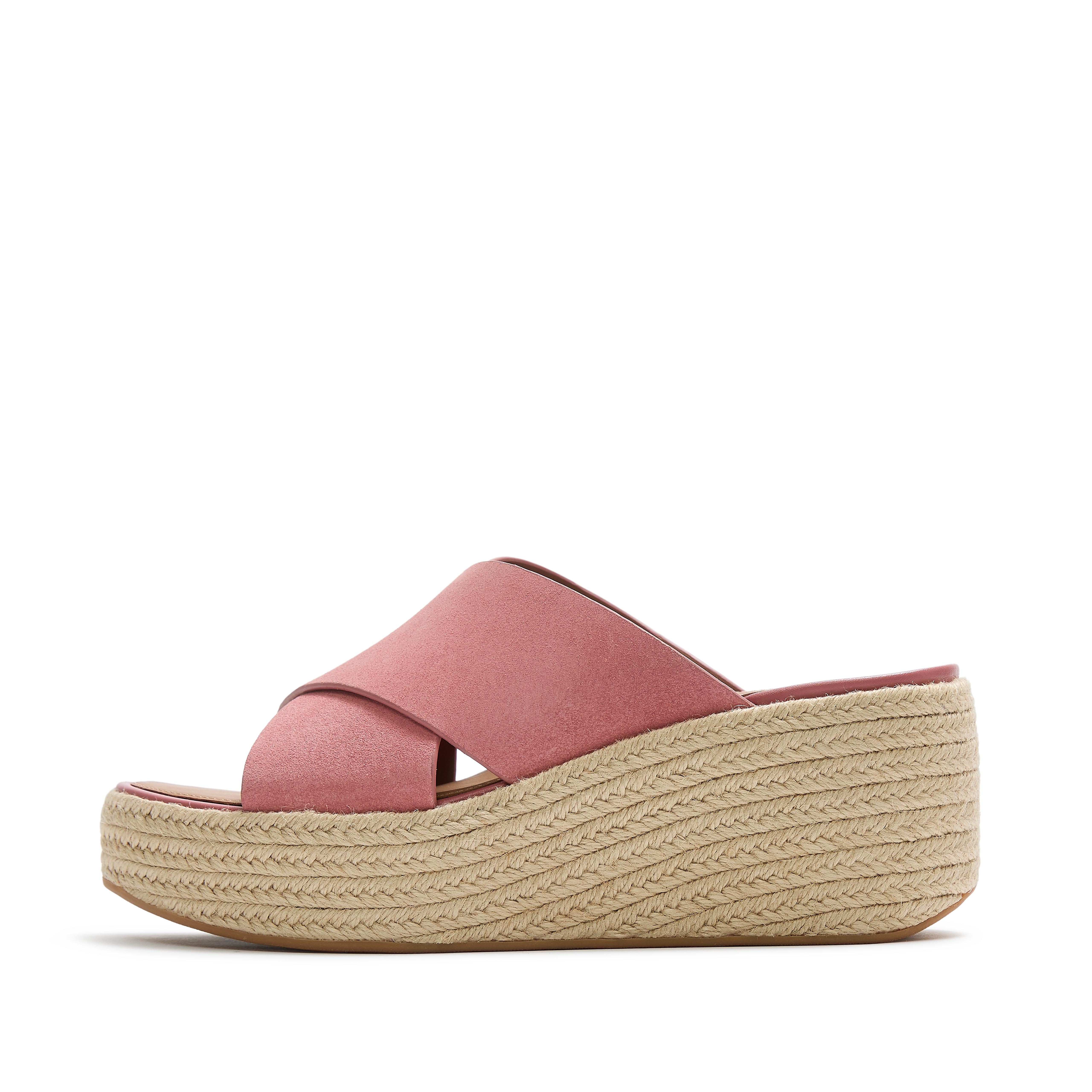 Women's Platfforms Espadrille Suede Slides | Fitflop Uk