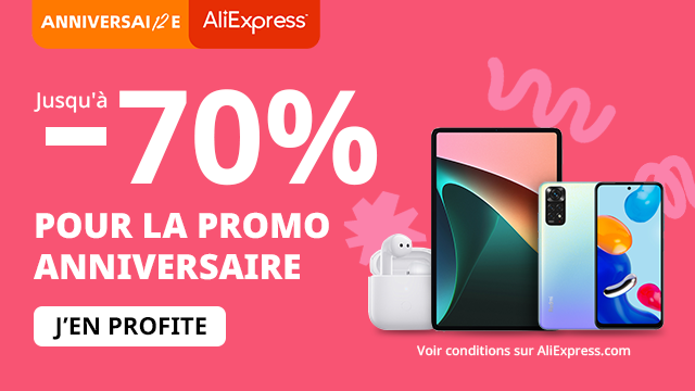 Anniversaire Aliexpress