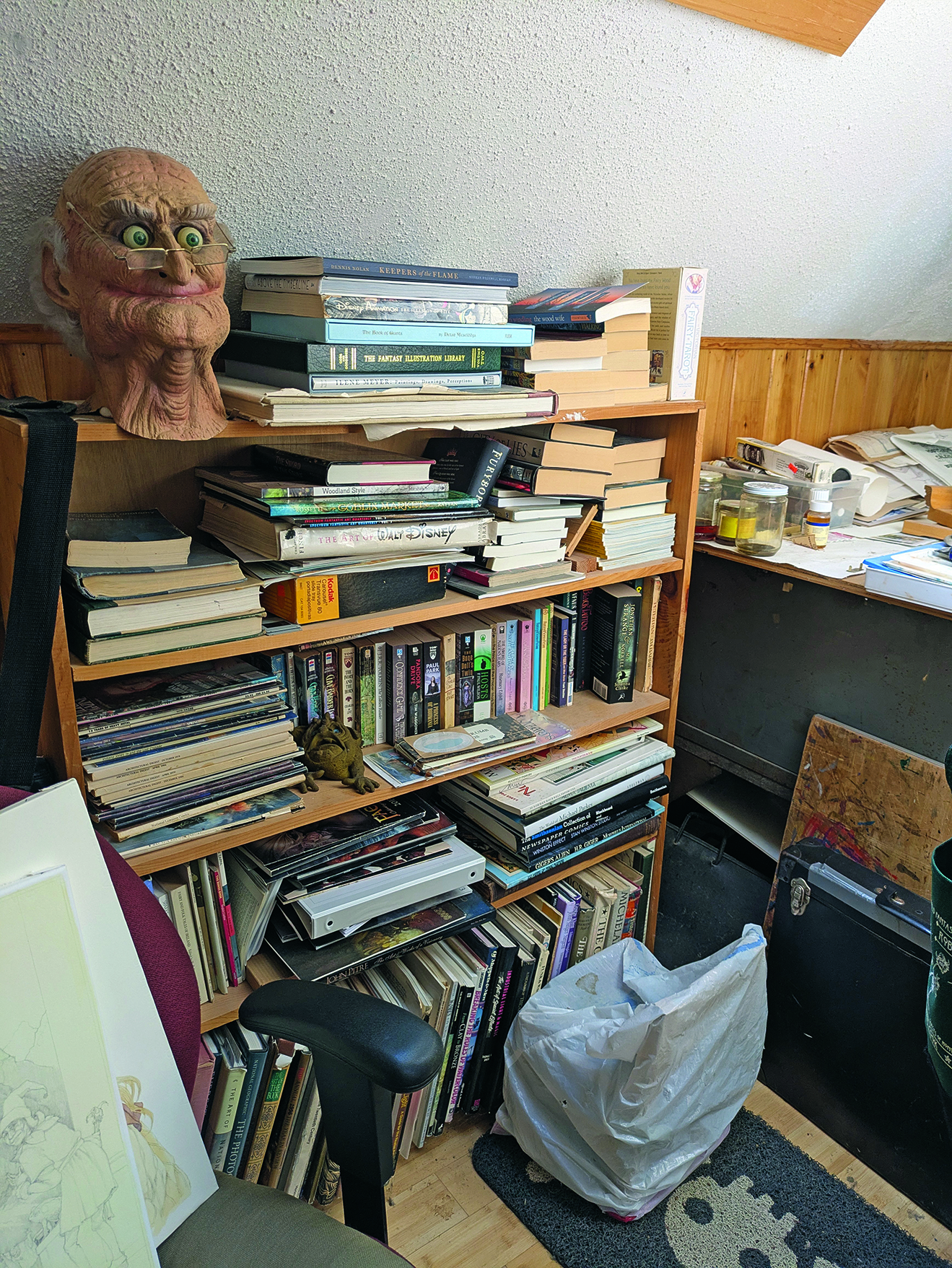 Gary A. Lippincott's art studio
