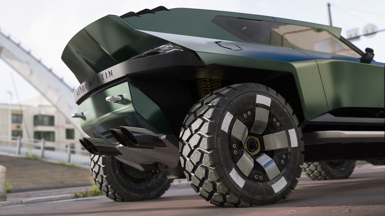 The Aston Martin Dreadnought vehicle as it appears in Call of Duty: Modern Warfare 4.