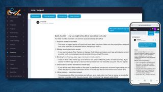 The new ProjX360 AI Assistant on a display.