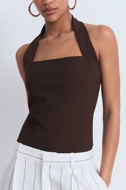 Mango, Halter-Neck Top 
