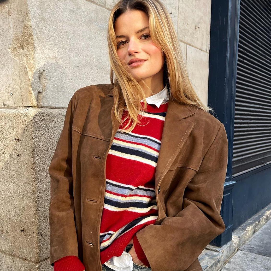 This French Style Muse Just Effortlessly Pulled Off 4 of the Season's Biggest Trends in One Look