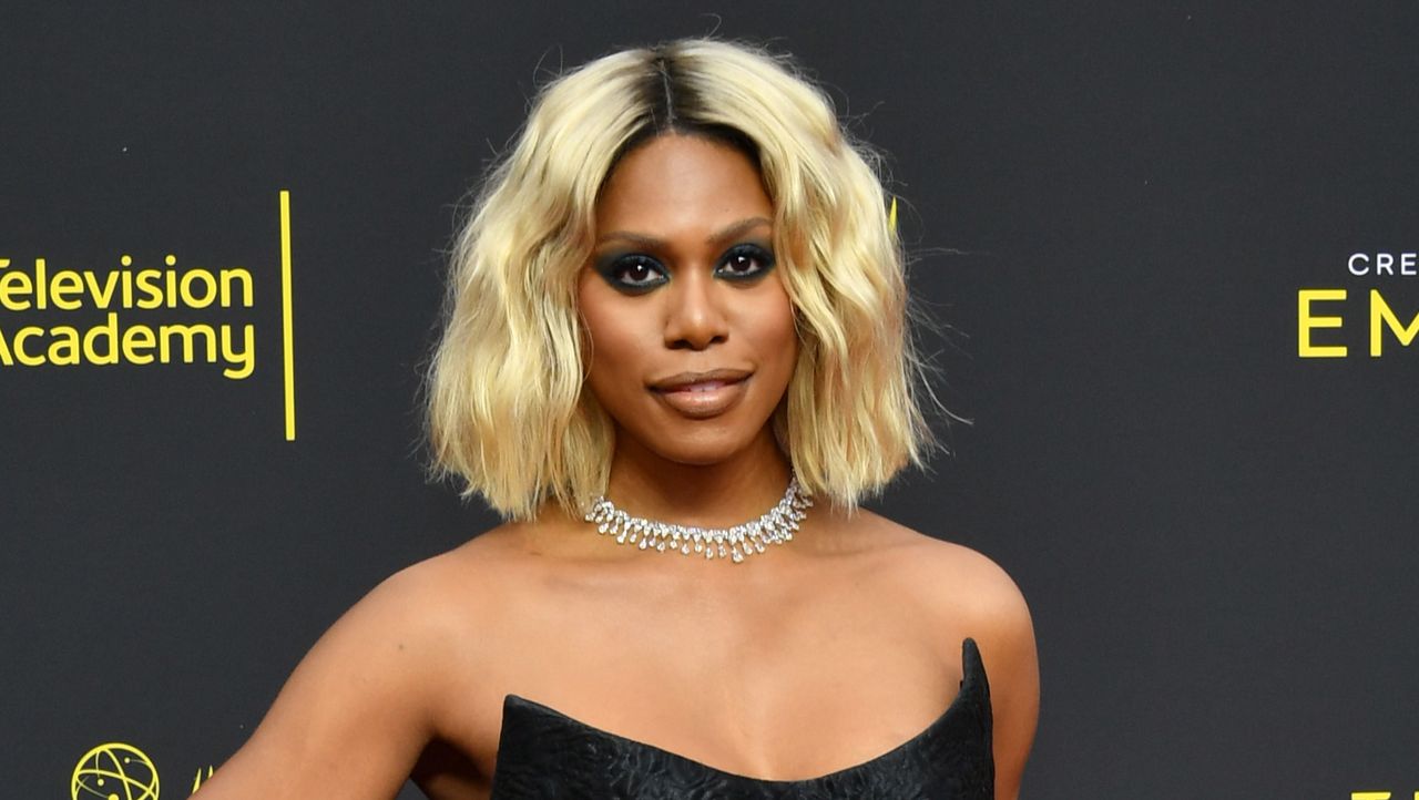 los angeles, california september 15 laverne cox attends the 2019 creative arts emmy awards on september 15, 2019 in los angeles, california photo by amy sussmangetty images