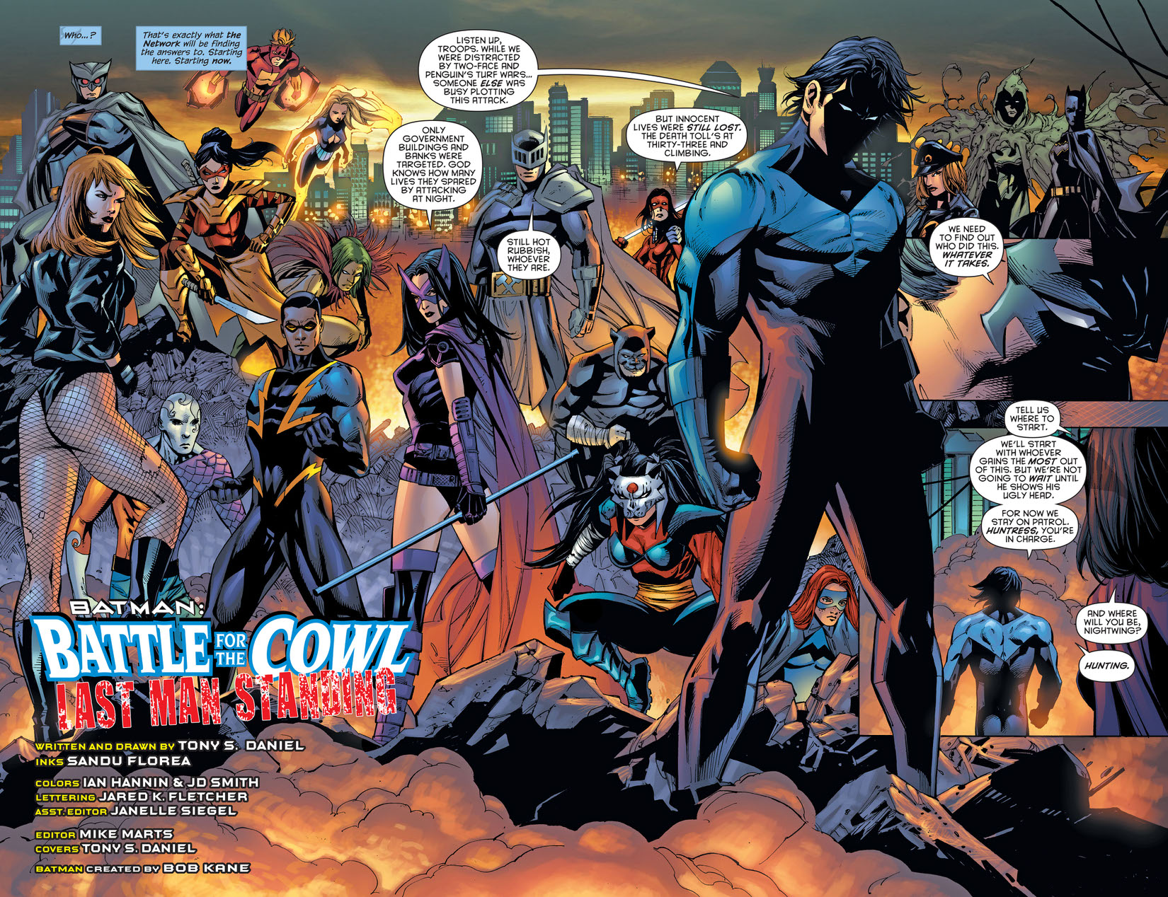 How Dick Grayson became Batman - Inside Battle of the Cowl with Tony S.  Daniel and the DC editors at the time | GamesRadar+
