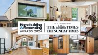 Logo for the homebuilding and renovating awards 2024 in partnership with the times and the sunday times