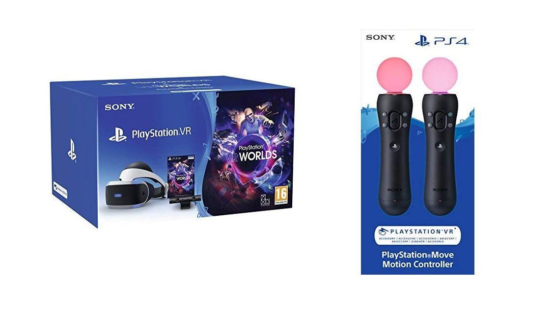 Psvr starter pack on sale with move controllers