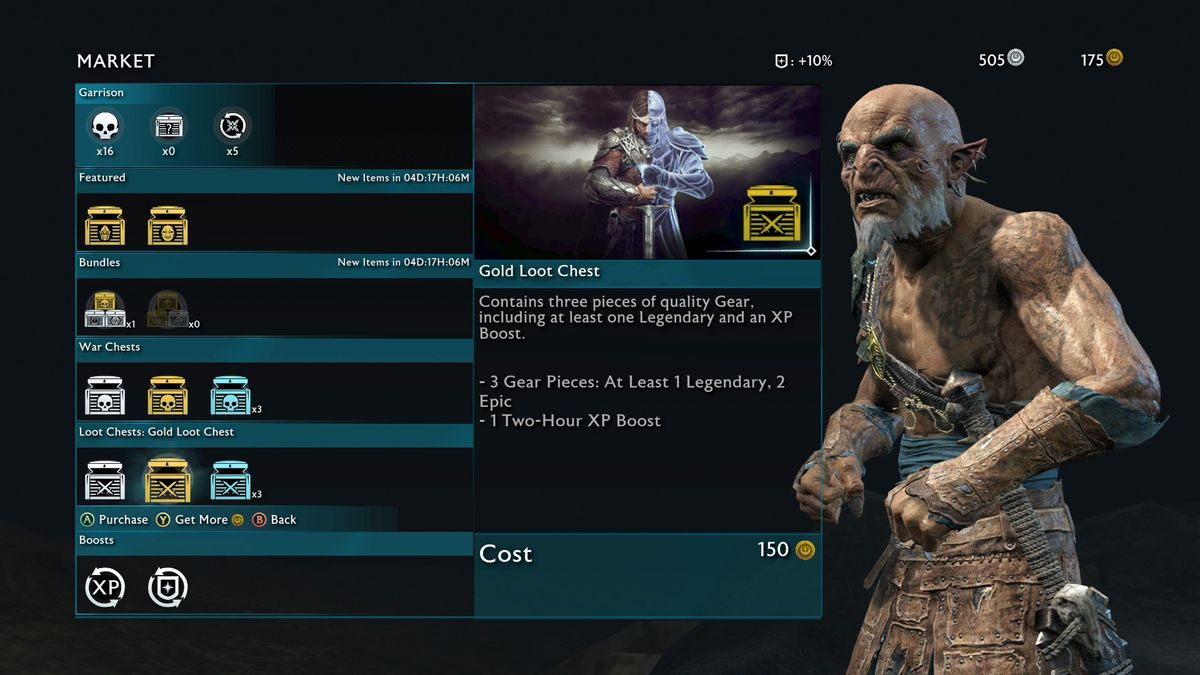 Middleearth Shadow of War How to Get Chests GamesRadar+