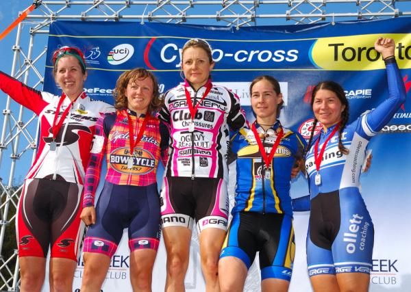 Elite Women's Podium Toronto UCI Cross Day 2