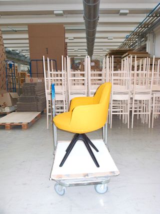 'Romby' chair by GamFratesi for Porro in warehouse