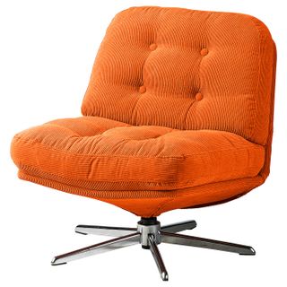 Dyvlinge Swivel Armchair - Kelinge Orange