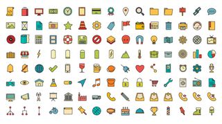 Free icons: retro icon set vol 1