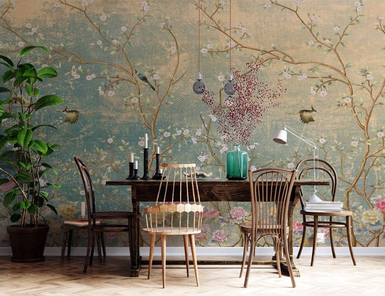 Chinoiserie wallpaper