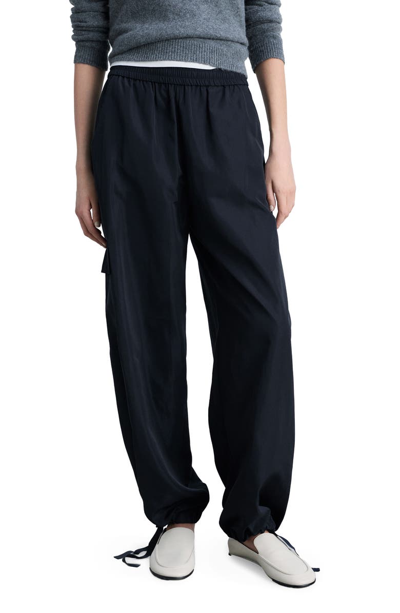 Drawstring Hem Cargo Pants