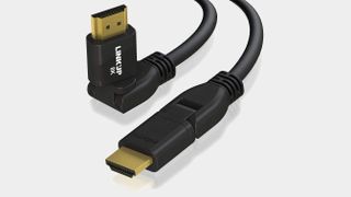 The LINKUP Swivel Angle Connector HDMI 2.1 Cable on a white background