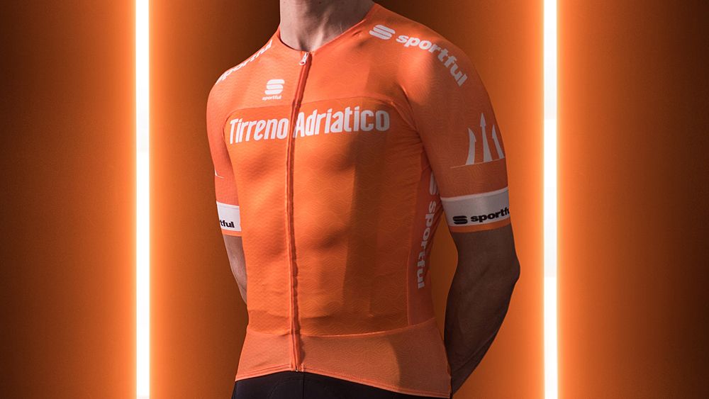 2018 Tirreno-Adriatico orange points jersey